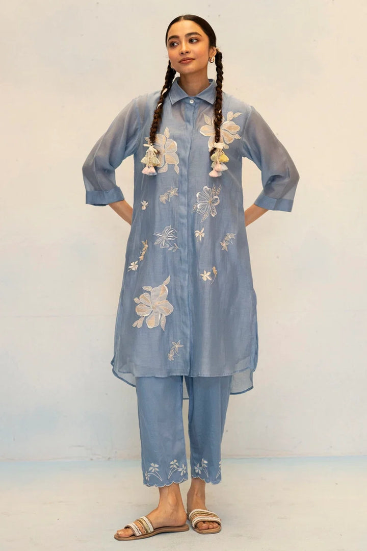 Zara Mul Chanderi Co-ord Set