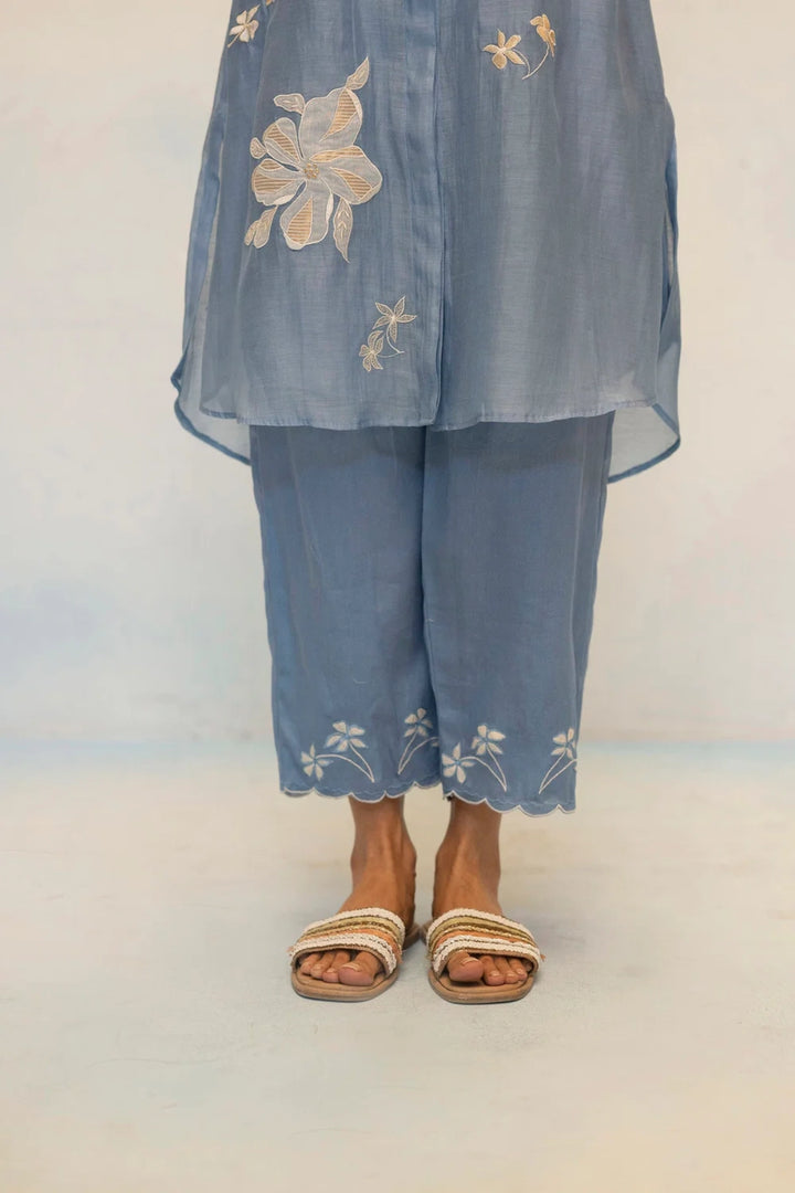 Zara Mul Chanderi Co-ord Set