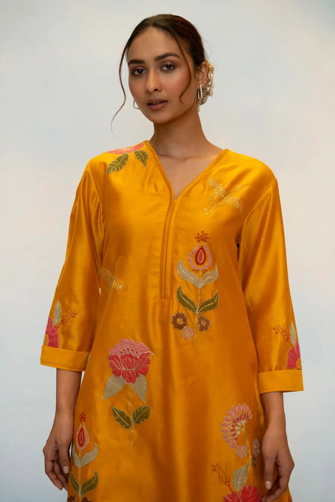 Gul Silk Chanderi Co-ord Set
