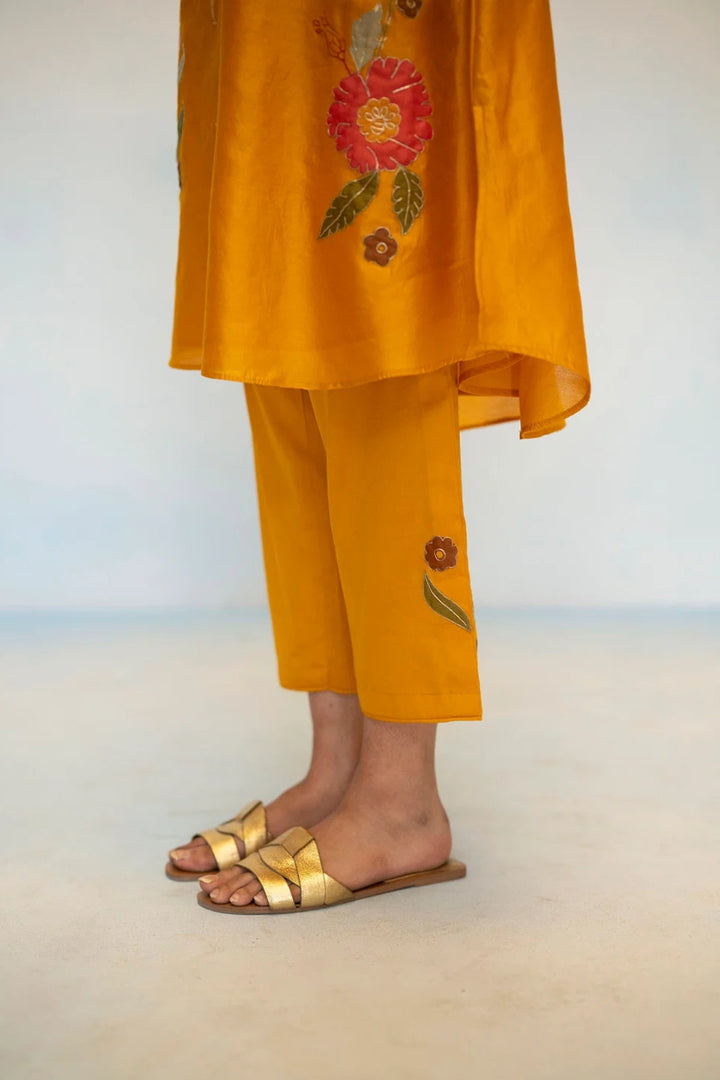 Gul Silk Chanderi Co-ord Set