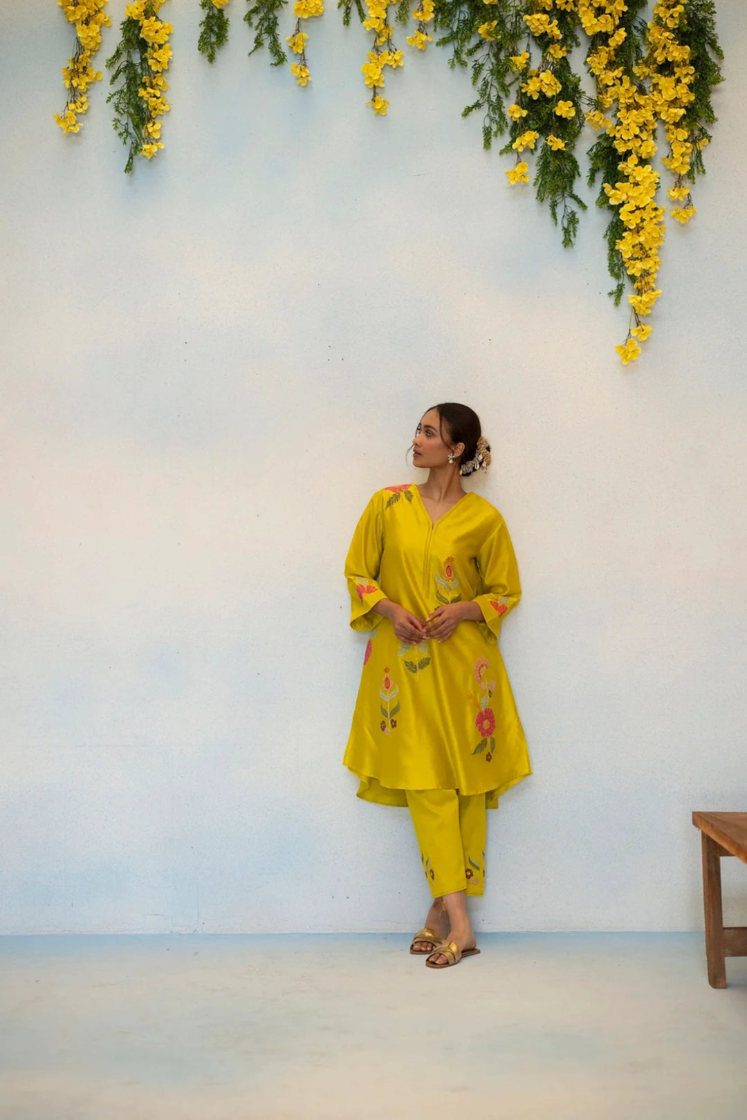 Gul Silk Chanderi Co-ord Set