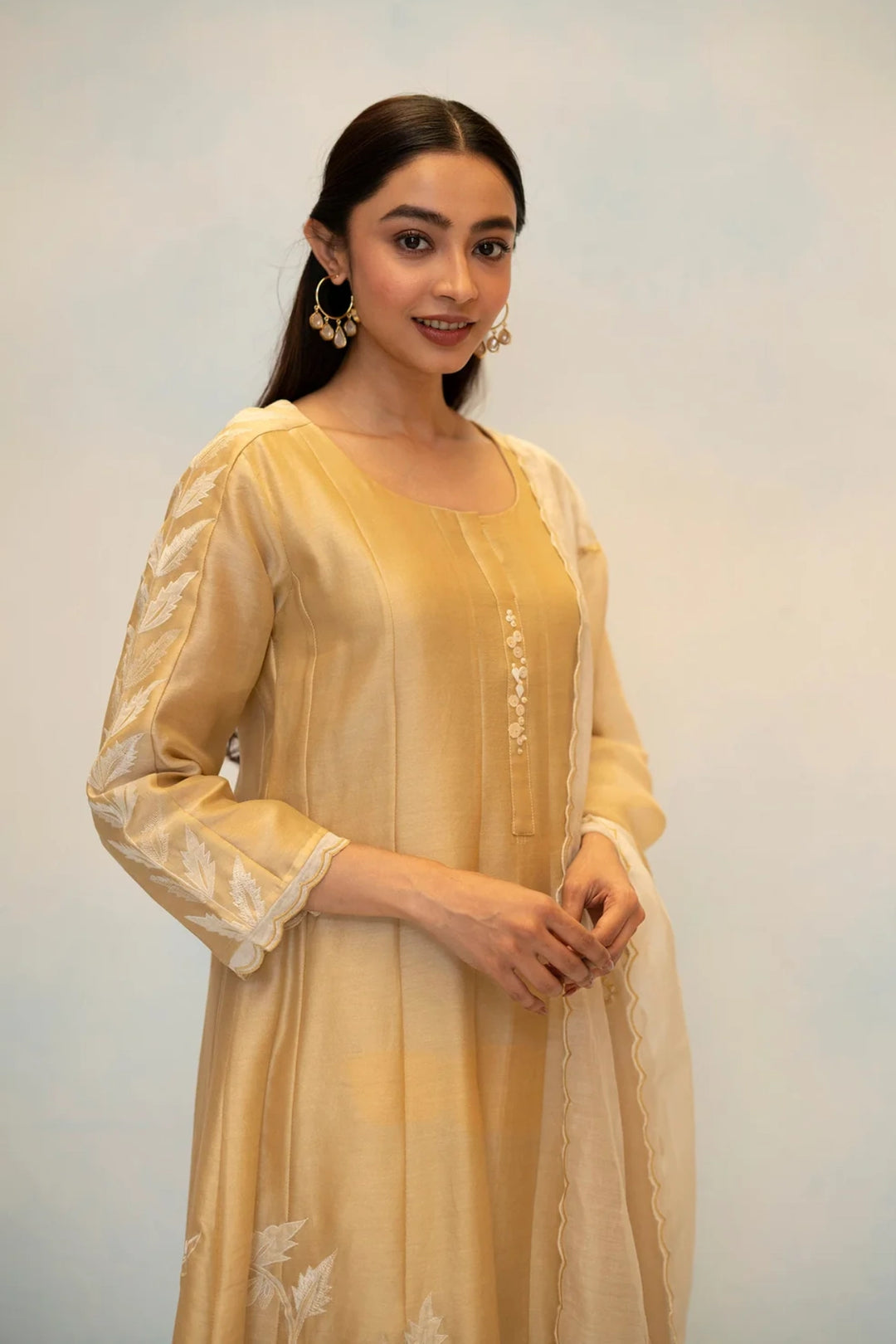 Seher Silk Chanderi Anarkali Set