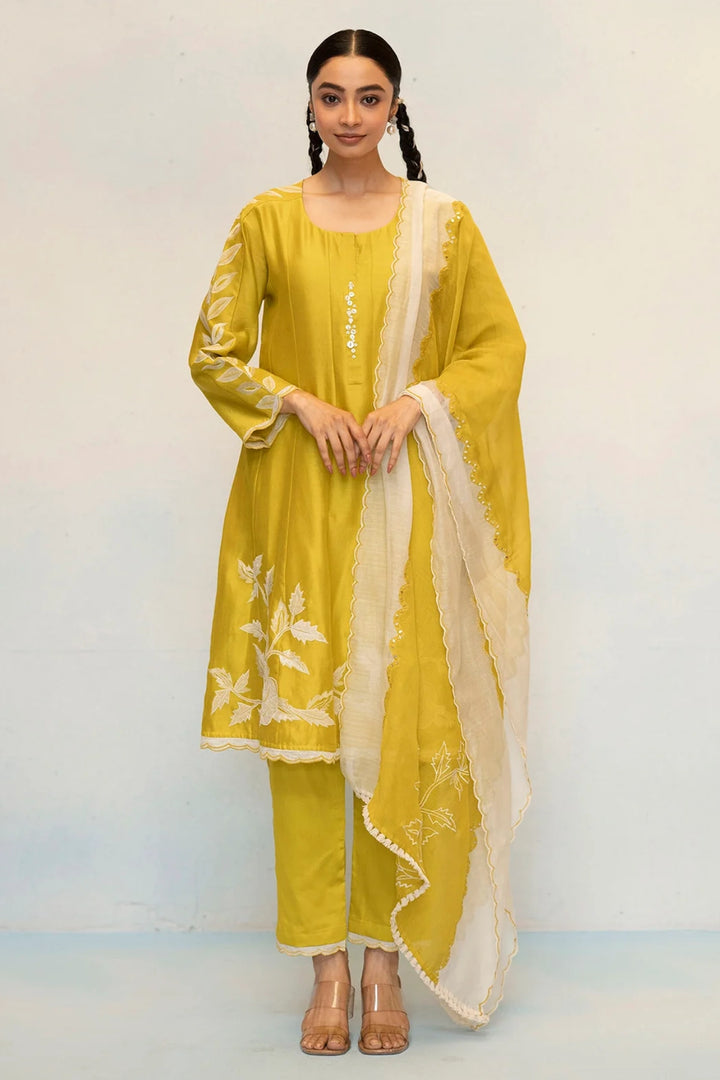 Seher Silk Chanderi Anarkali Set