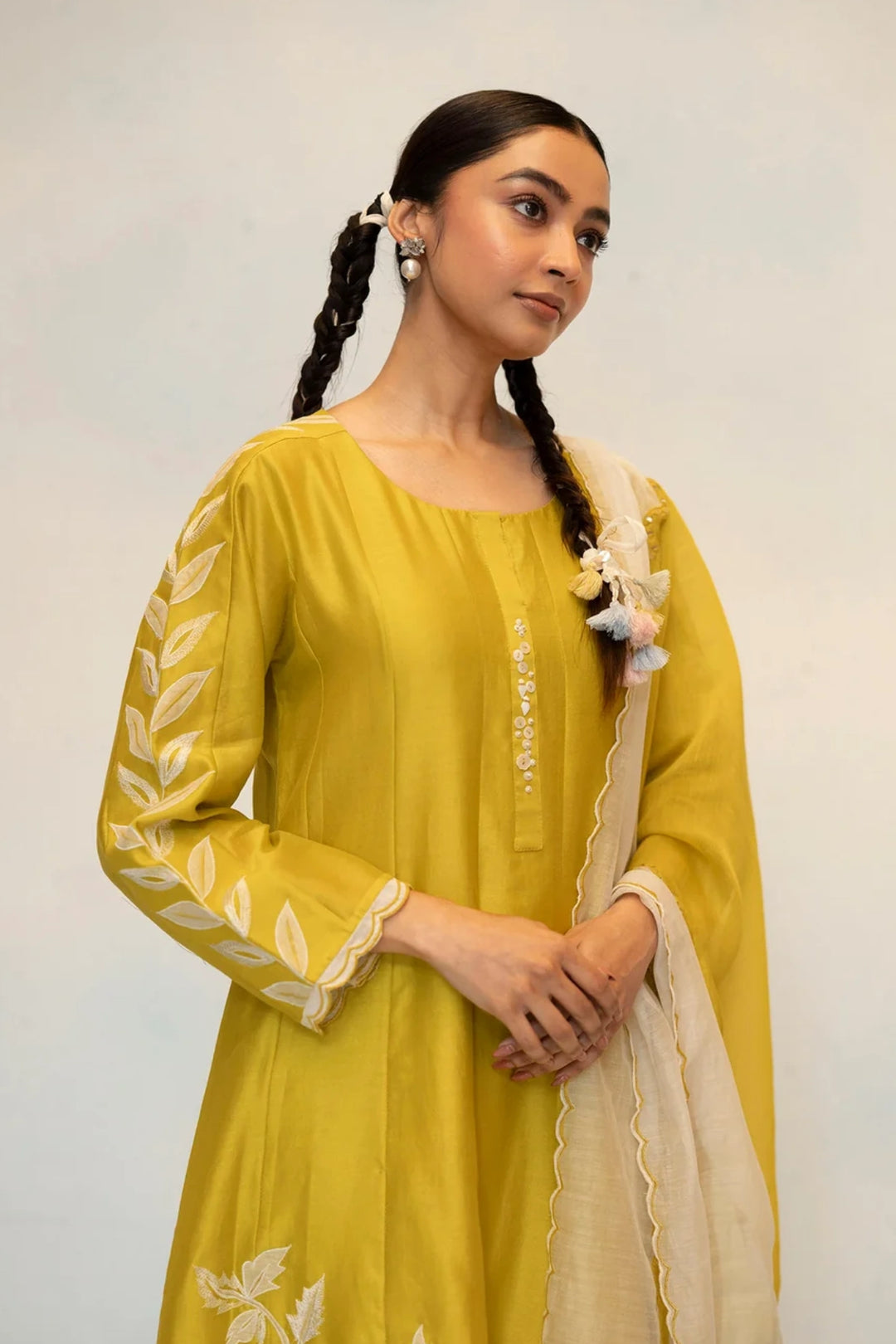 Seher Silk Chanderi Anarkali Set