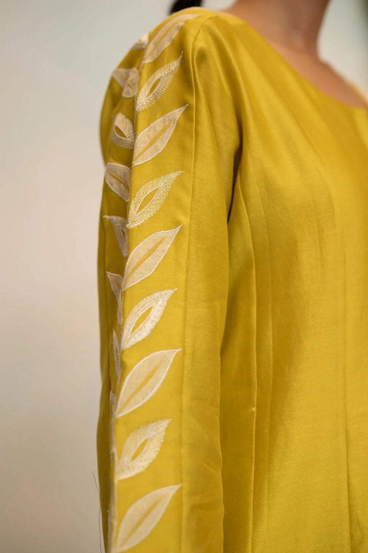 Seher Silk Chanderi Anarkali Set