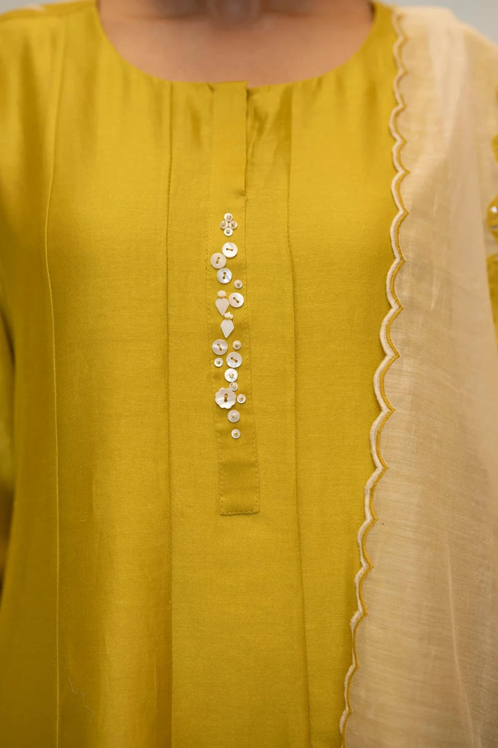 Seher Silk Chanderi Anarkali Set