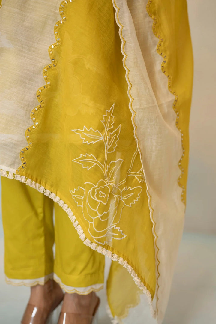 Seher Silk Chanderi Anarkali Set
