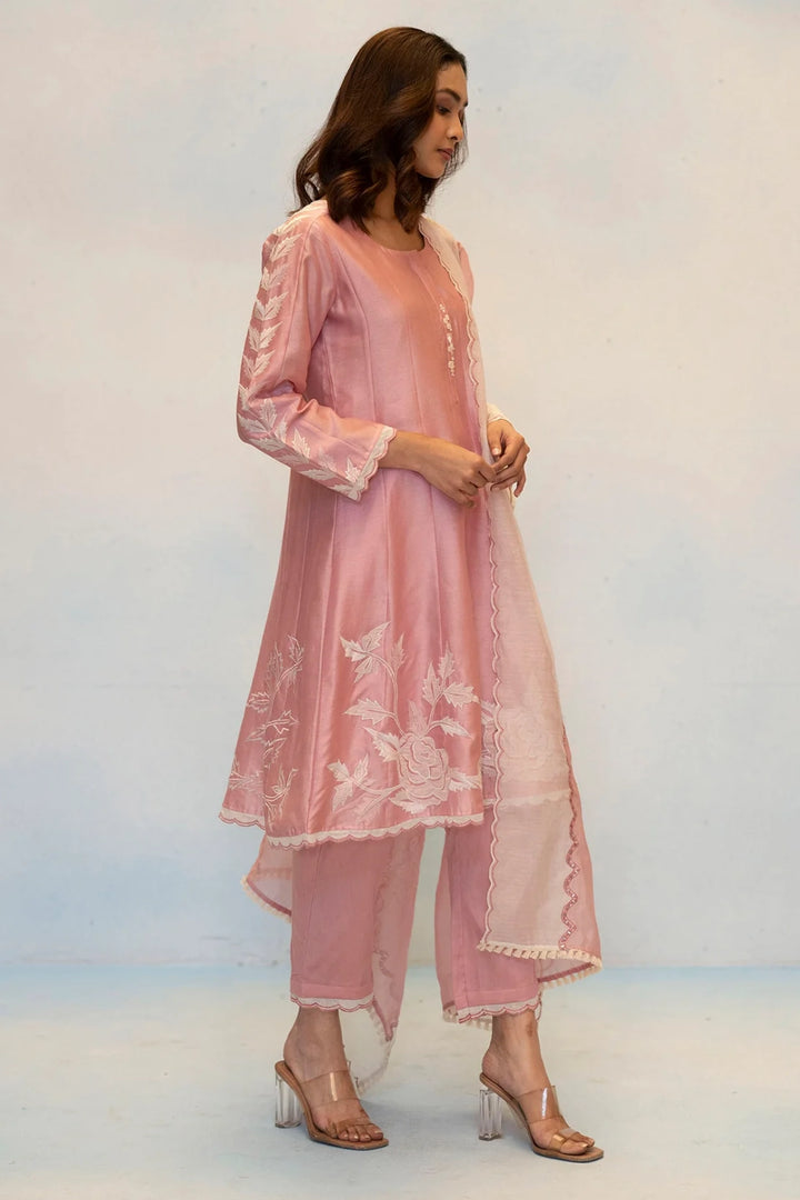 Seher Silk Chanderi Anarkali Set