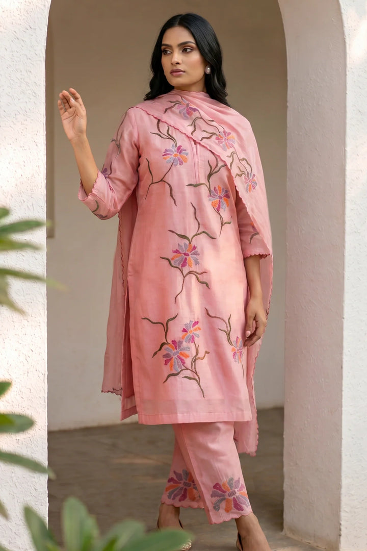 Meher Thread Embroidered Kurta Set