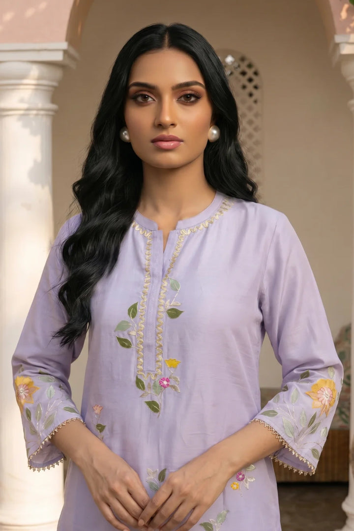 Pari Mul Chanderi Kurta Set