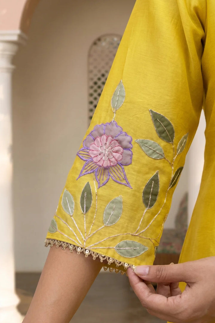 Pari Mul Chanderi Kurta Set