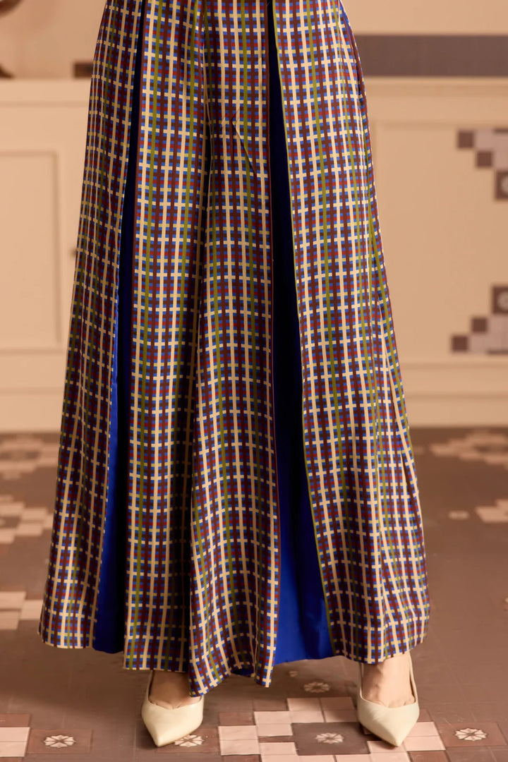 Blue Gusset Pants