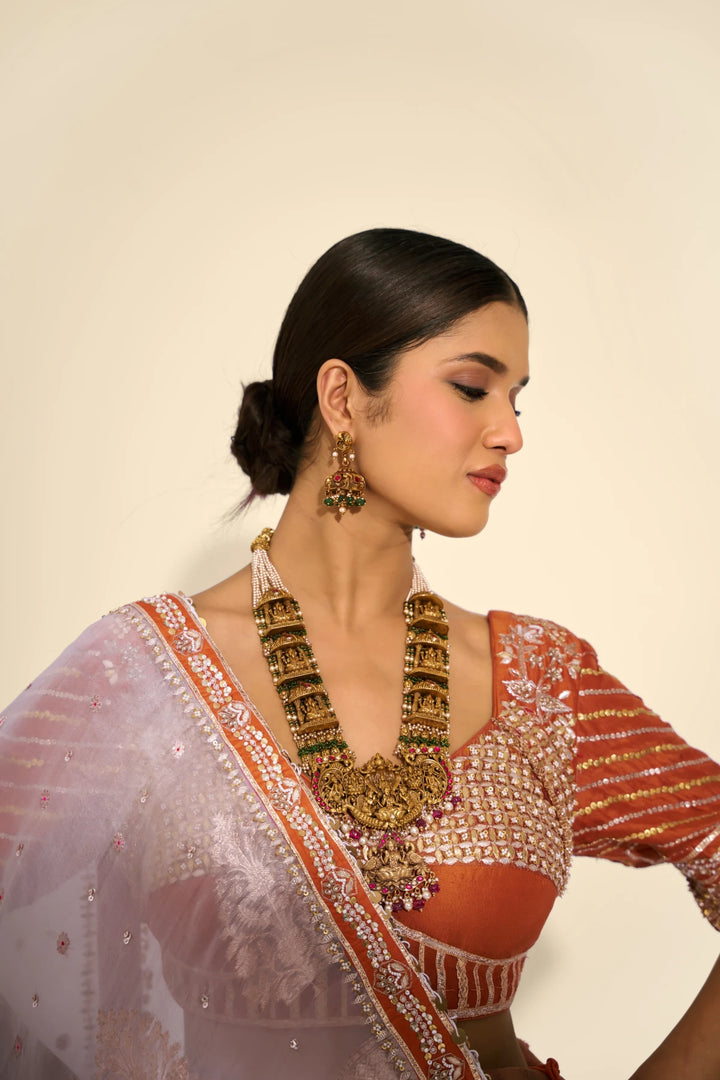 Single Ikat Lehenga