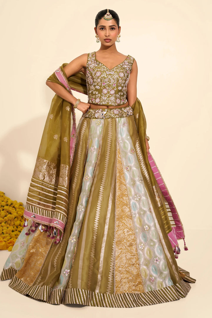 Pastel Pannel Lehenga