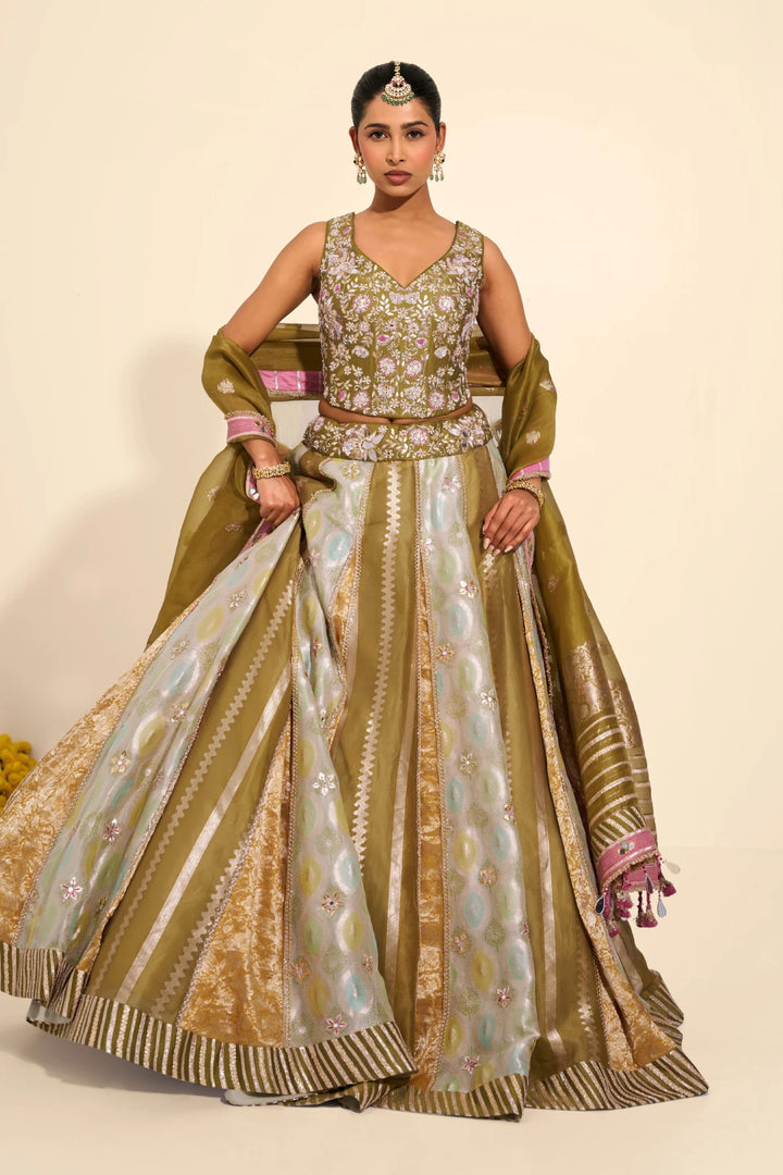 Pastel Pannel Lehenga