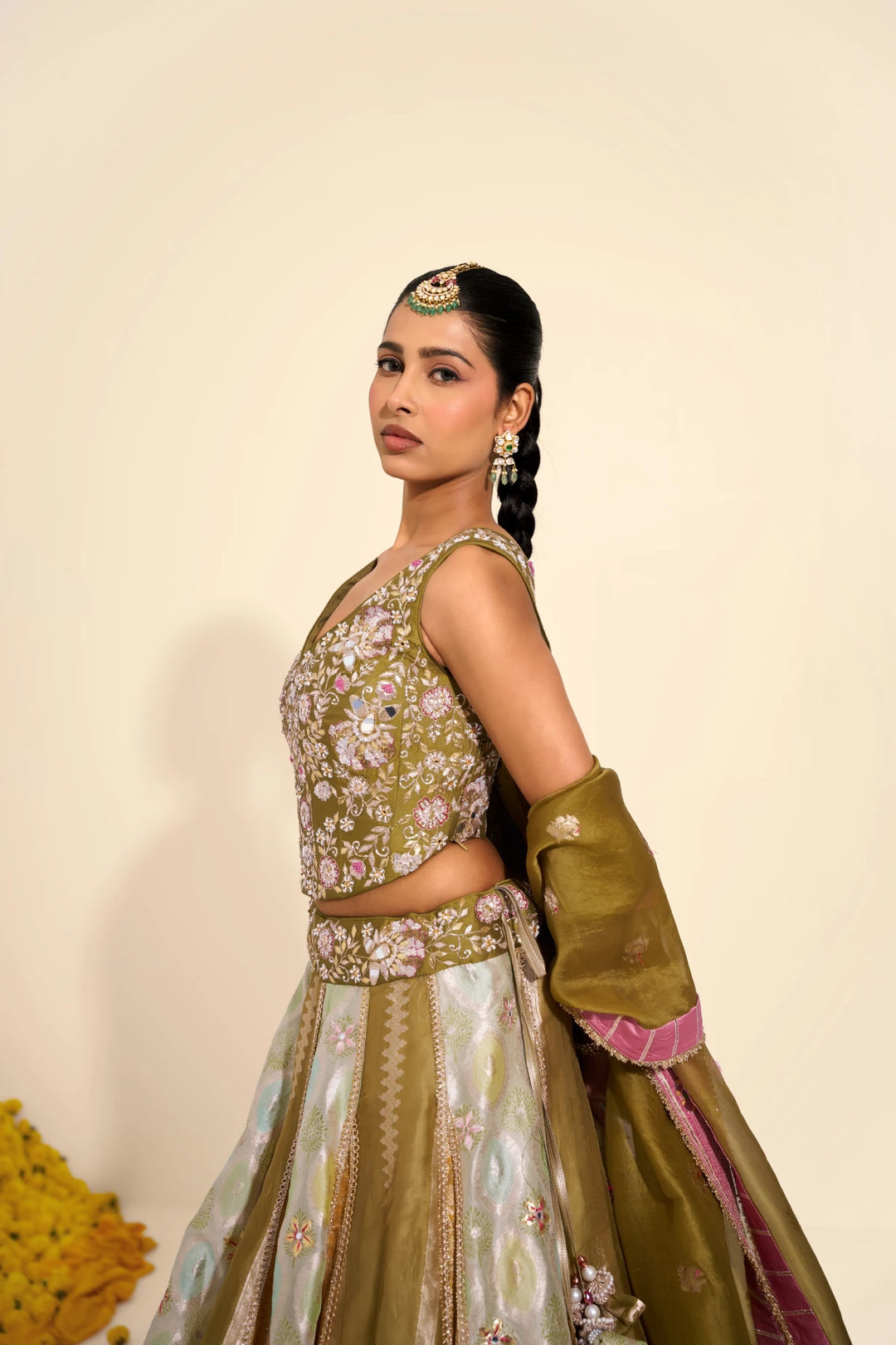 Pastel Pannel Lehenga