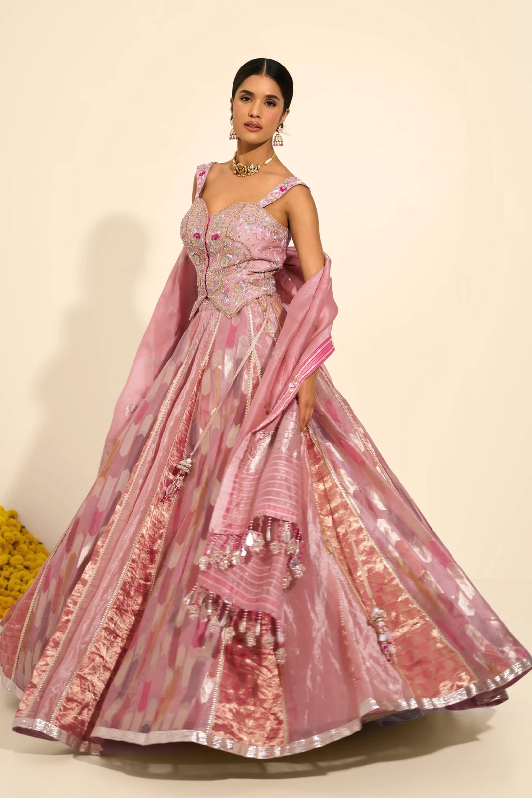 Pastel Pannel Lehenga