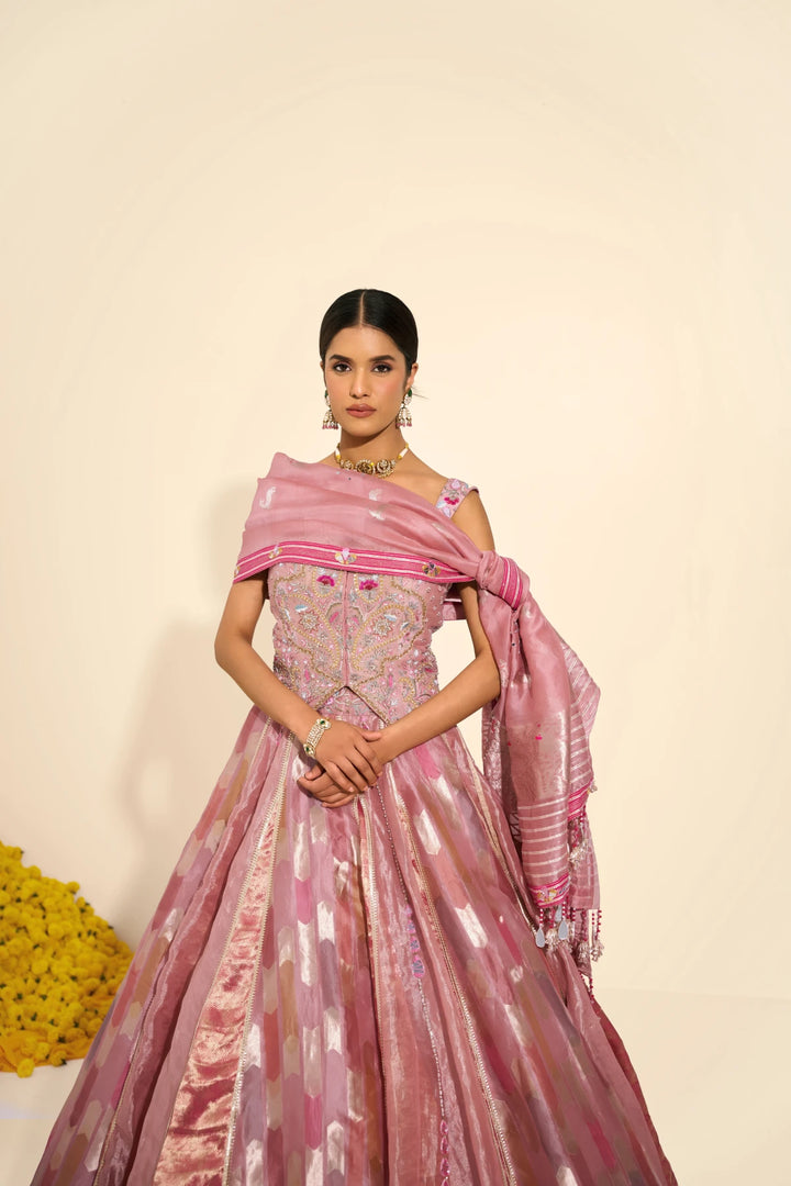 Pastel Pannel Lehenga