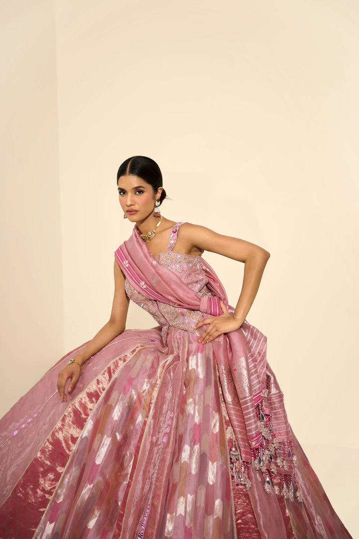 Pastel Pannel Lehenga