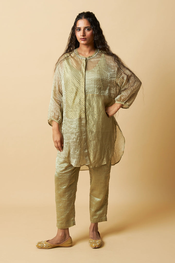 Hara Sitara Embroidered Co-ord Set - Set of 2