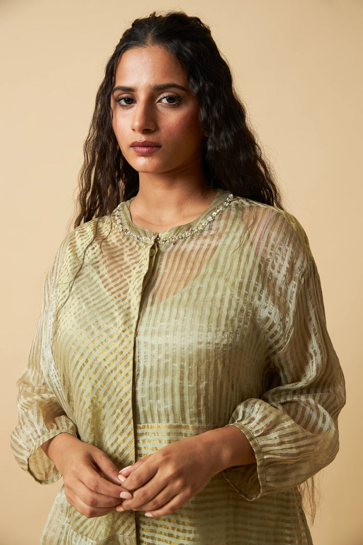 Hara Sitara Embroidered Co-ord Set - Set of 2