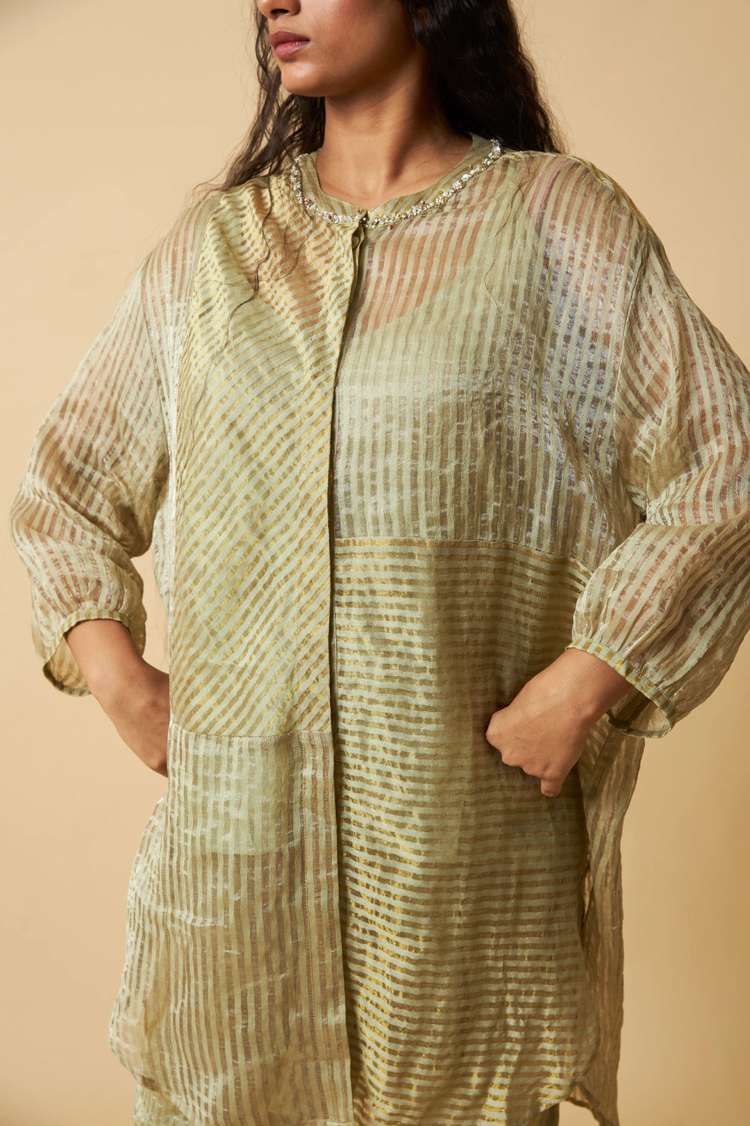 Hara Sitara Embroidered Co-ord Set - Set of 2