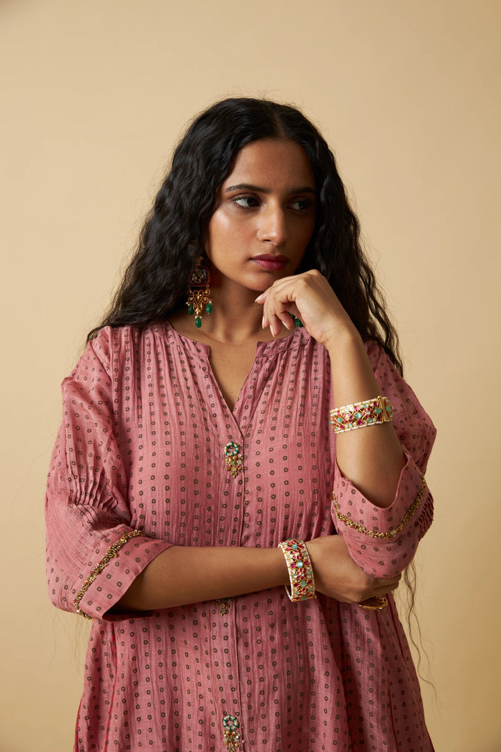 Gulabi Koyal Embroidered Co-ord Set - Set of 2