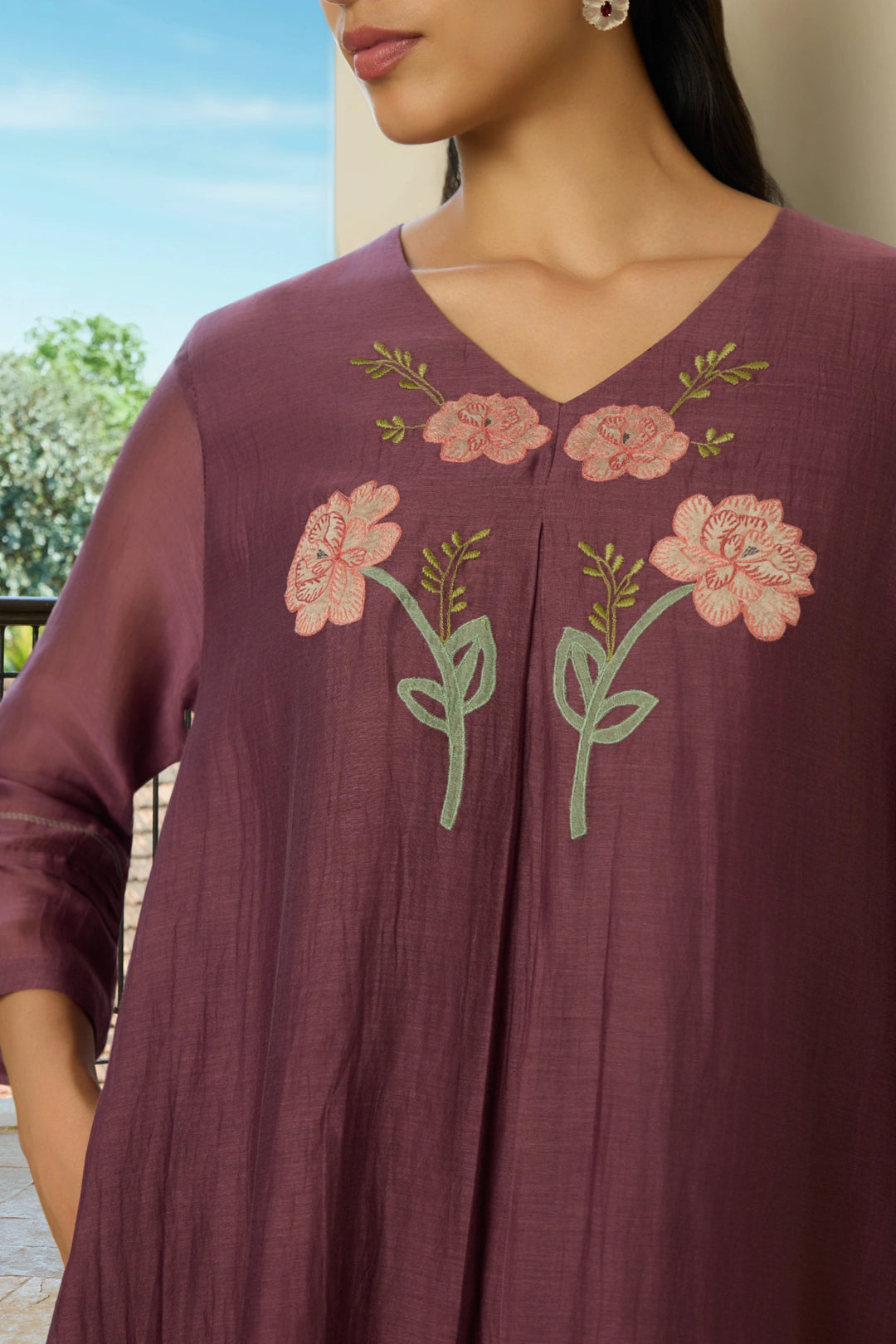 Amethyst Applique Co-ord Set