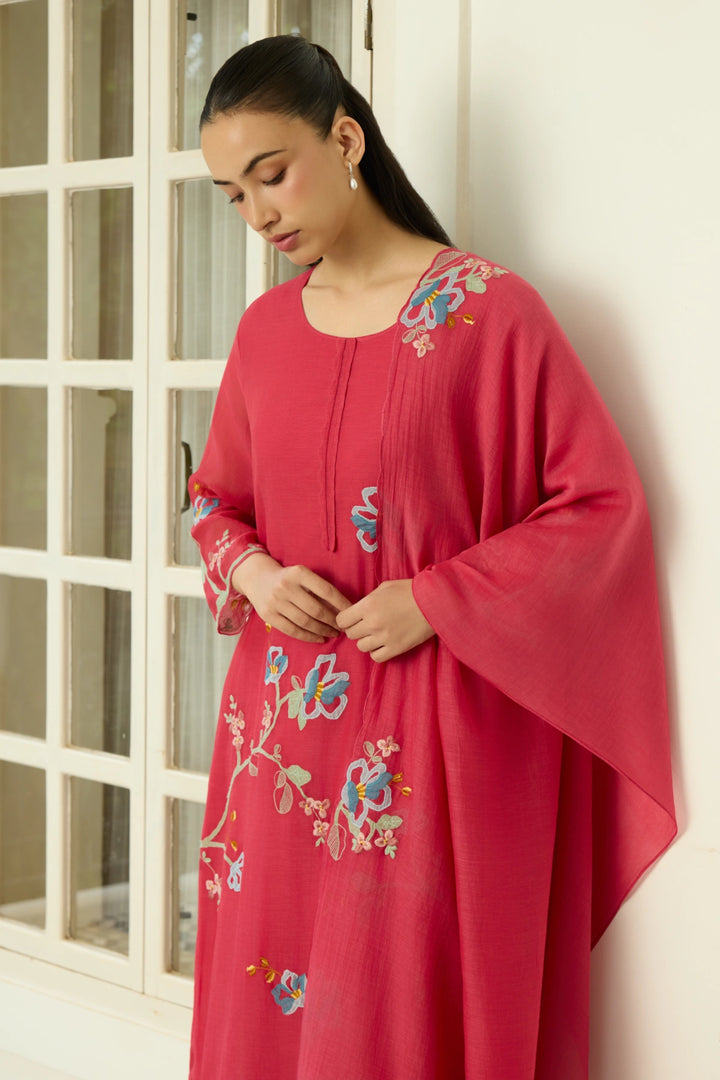 Scarlet Applique Kurta Set