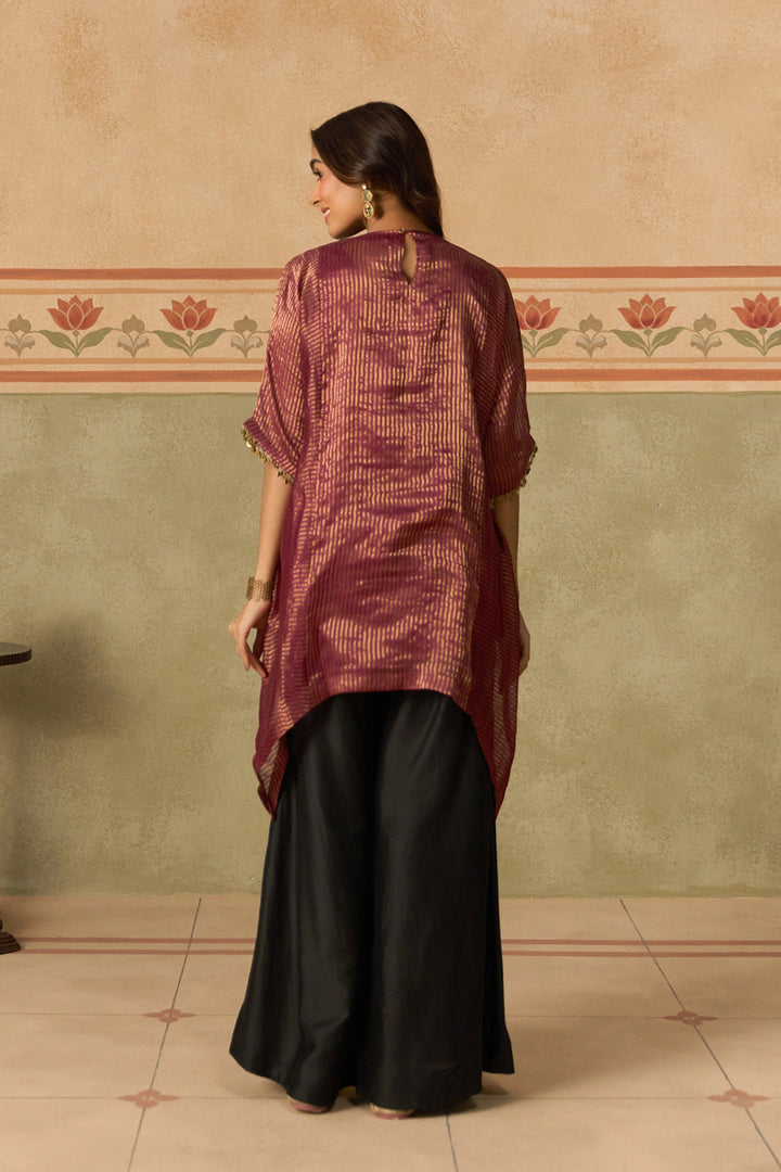 Plum Kurta Set