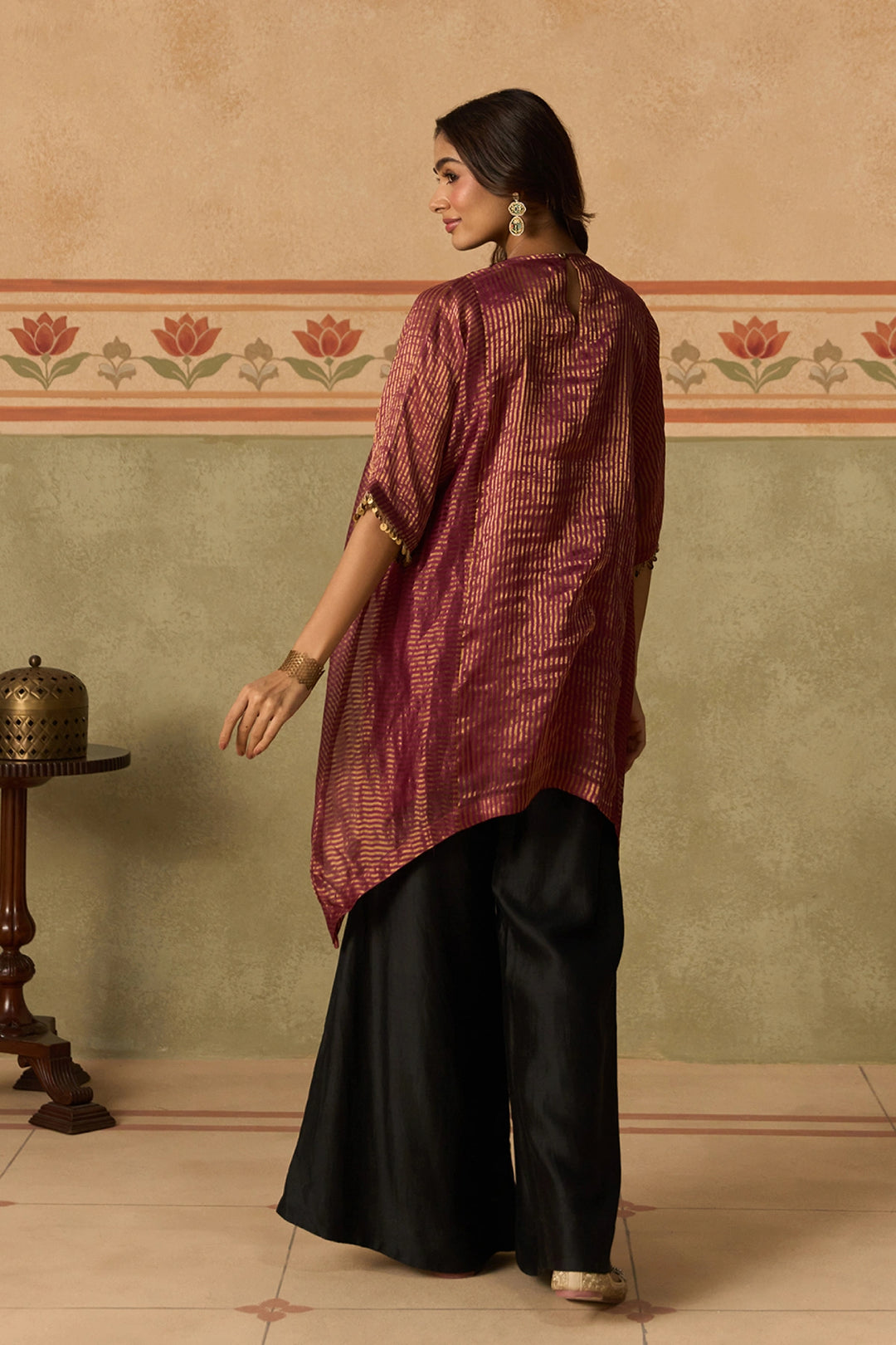 Plum Kurta Set