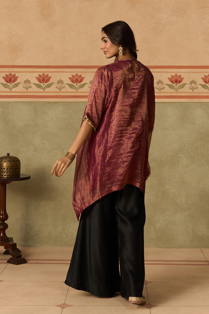 Plum Kurta Set