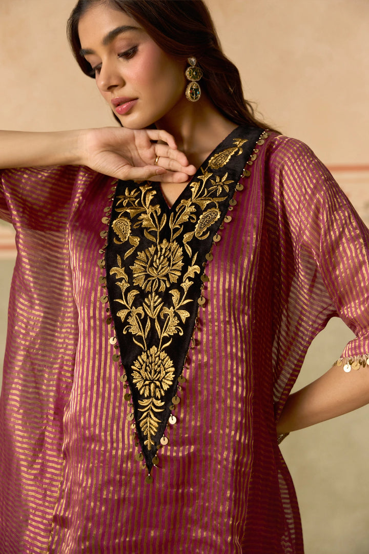 Plum Kurta Set