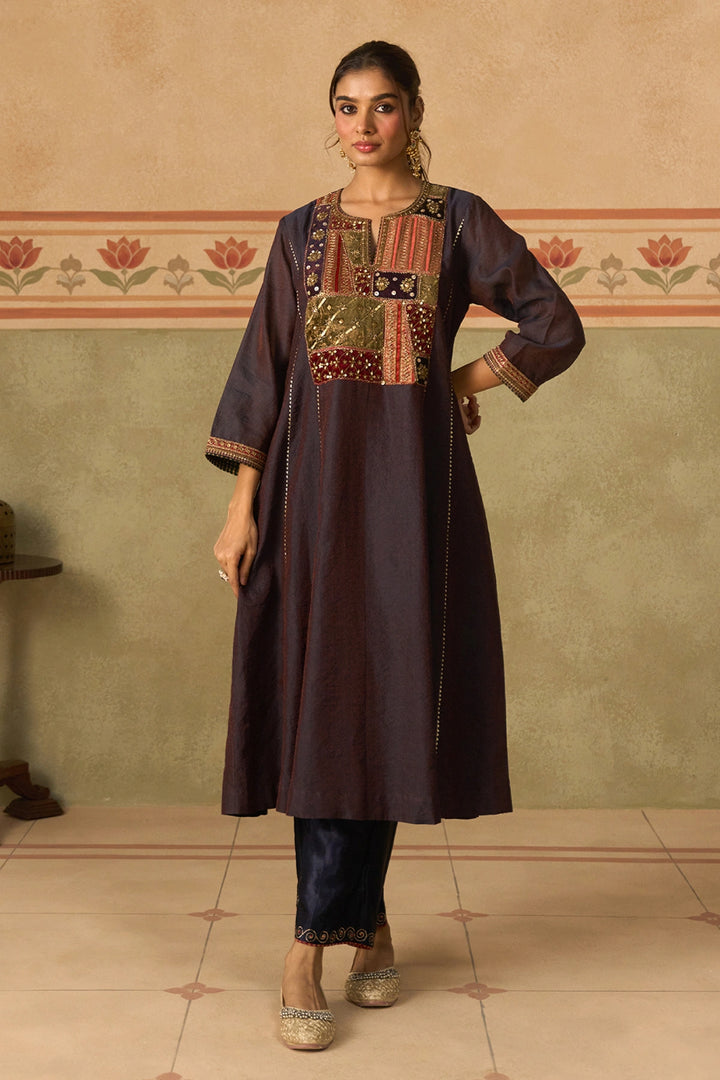 Navy Blue Tunic Set