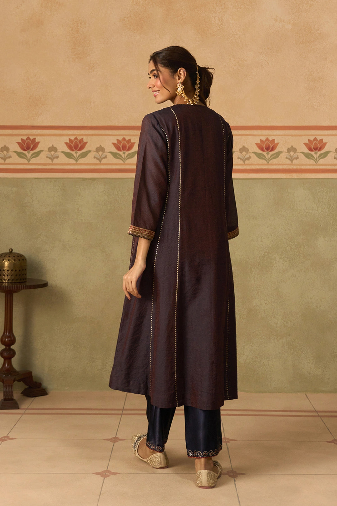 Navy Blue Tunic Set