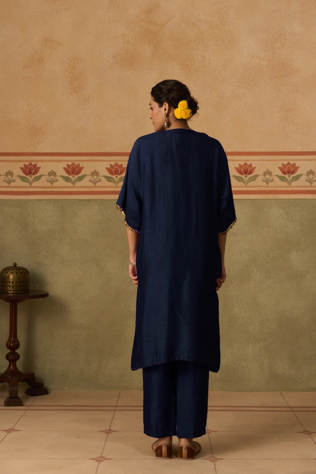 Navy Blue Kurta Set
