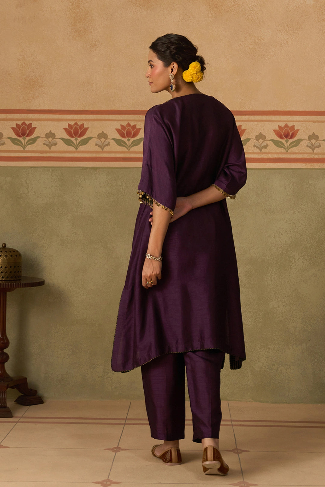 Purple Kurta Set