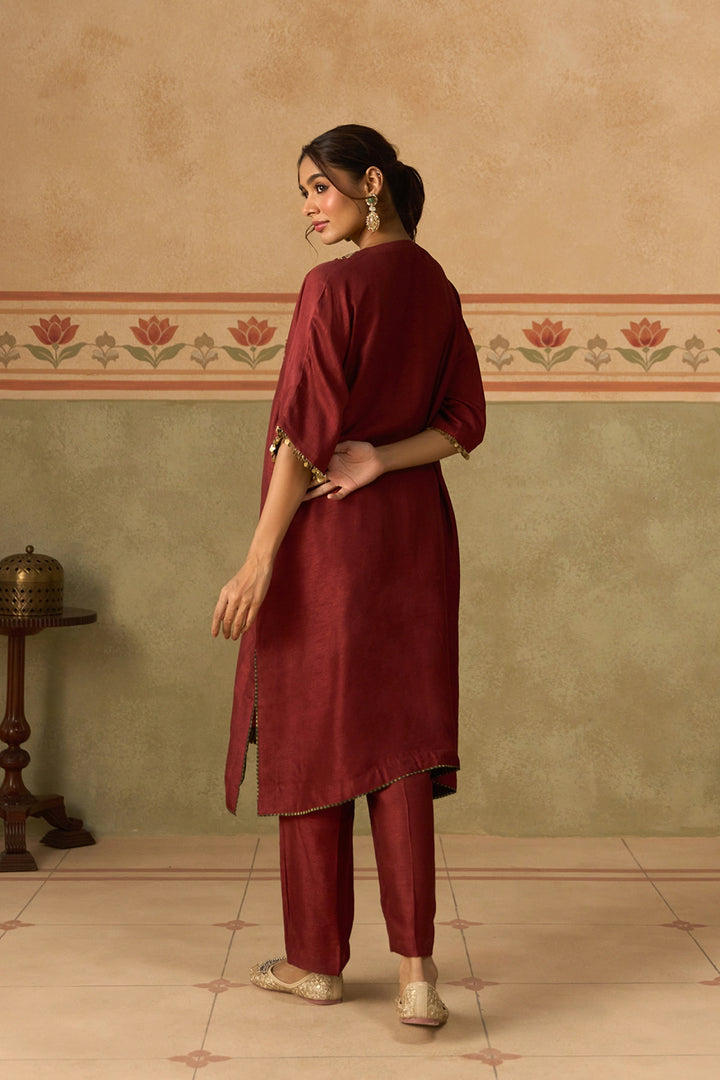 Brick Red Kurta Set