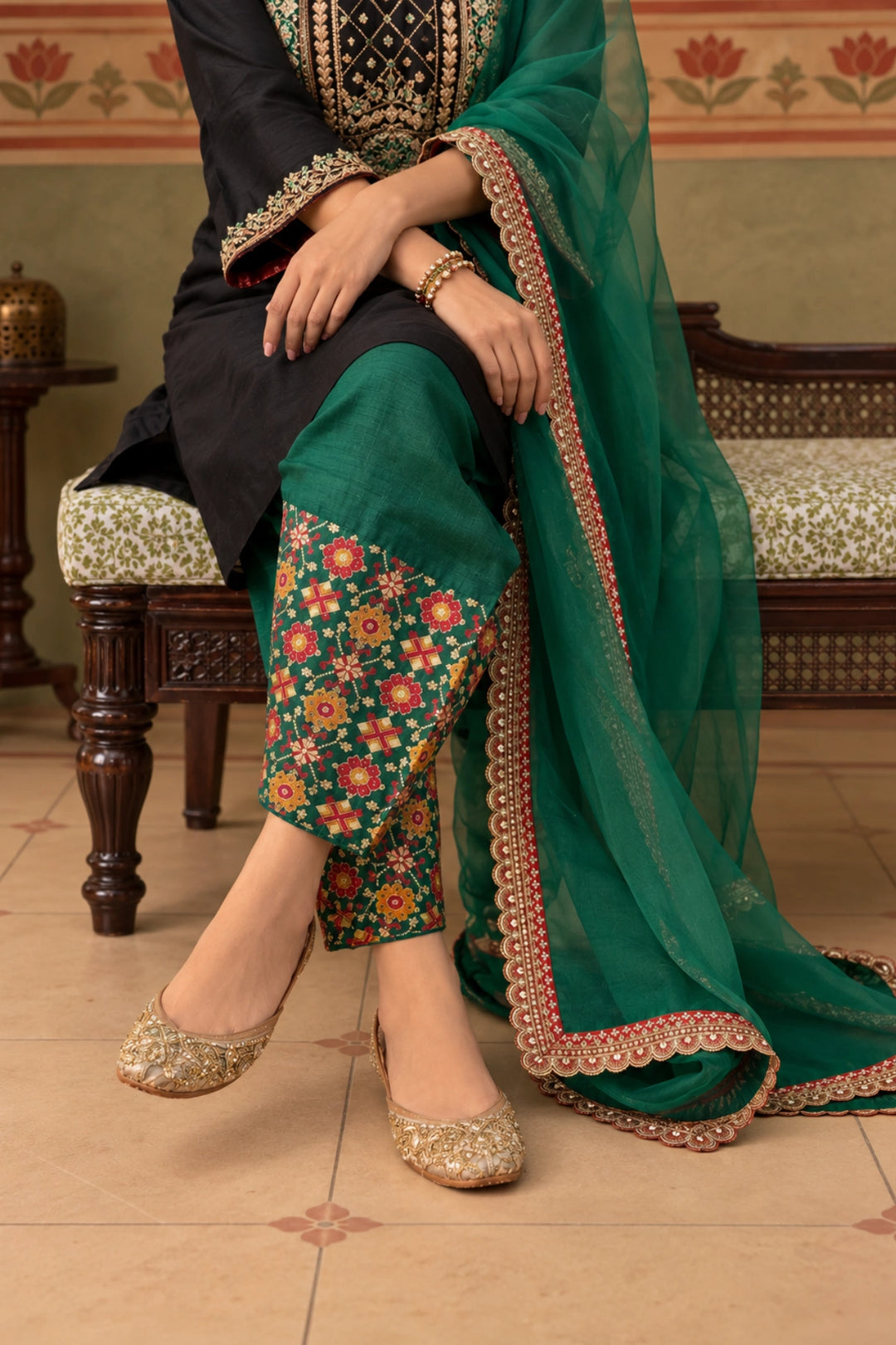 Black Kurta Set