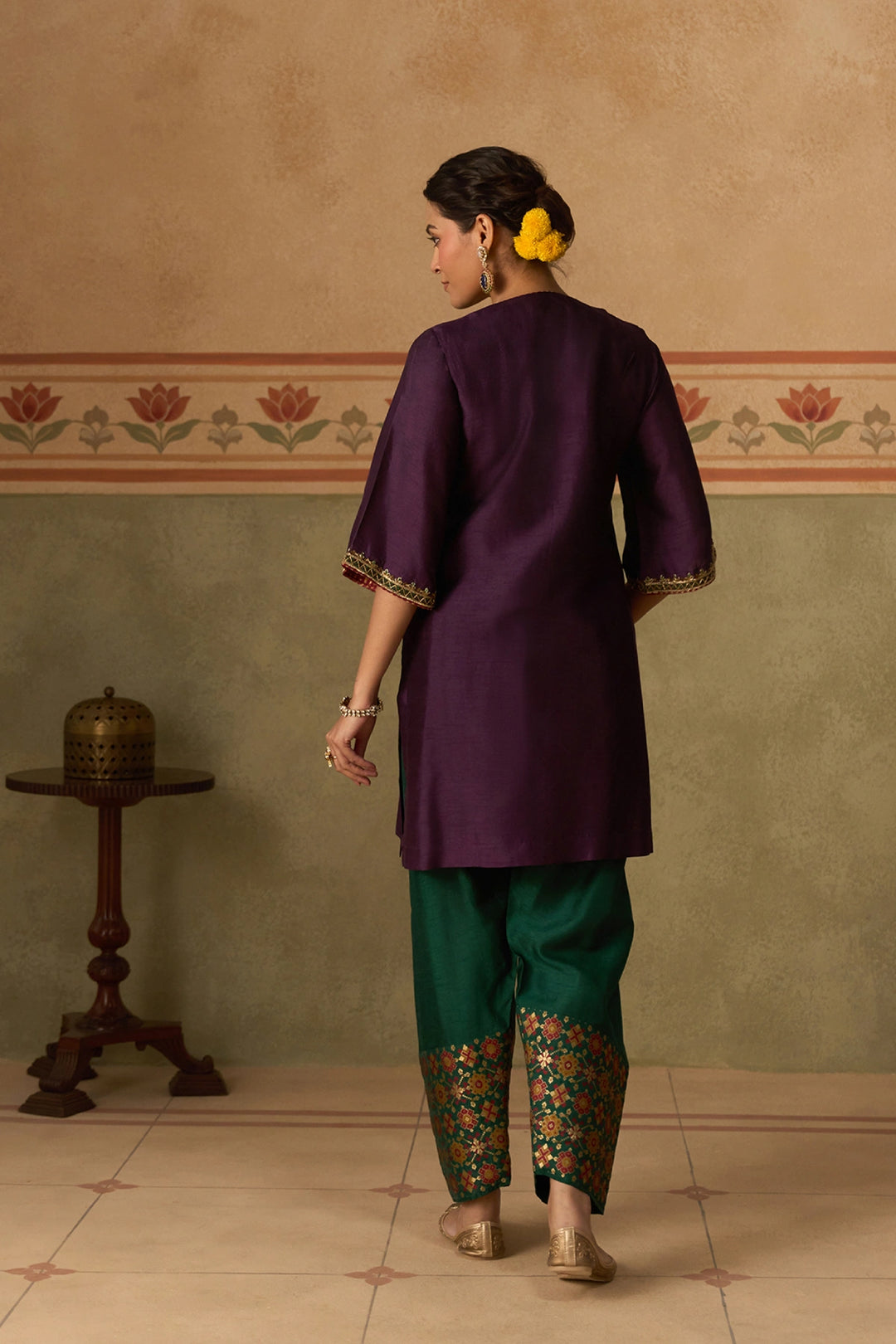 Purple Kurta Set