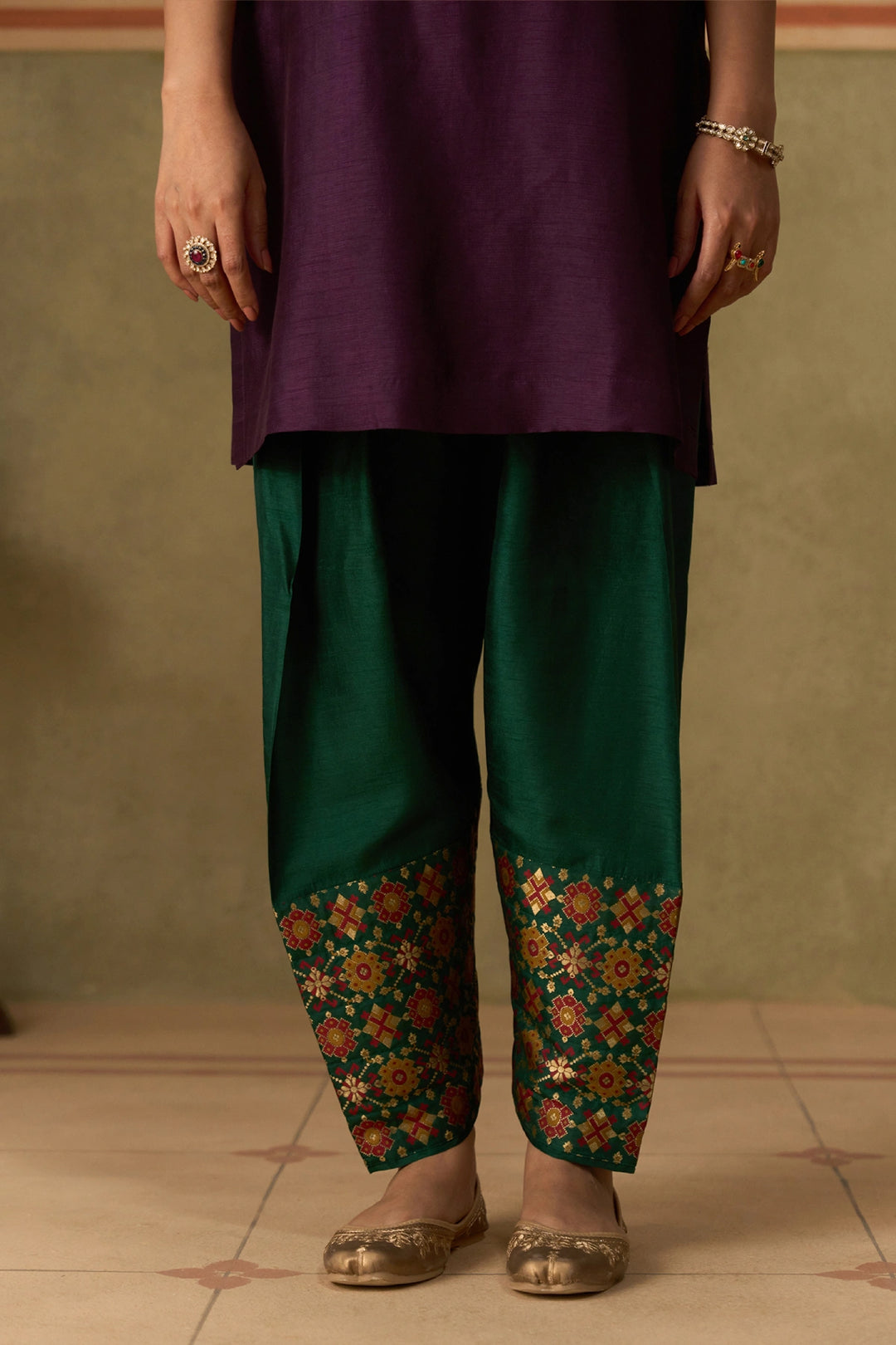 Purple Kurta Set
