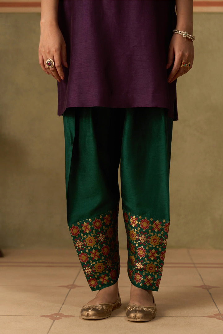 Purple Kurta Set