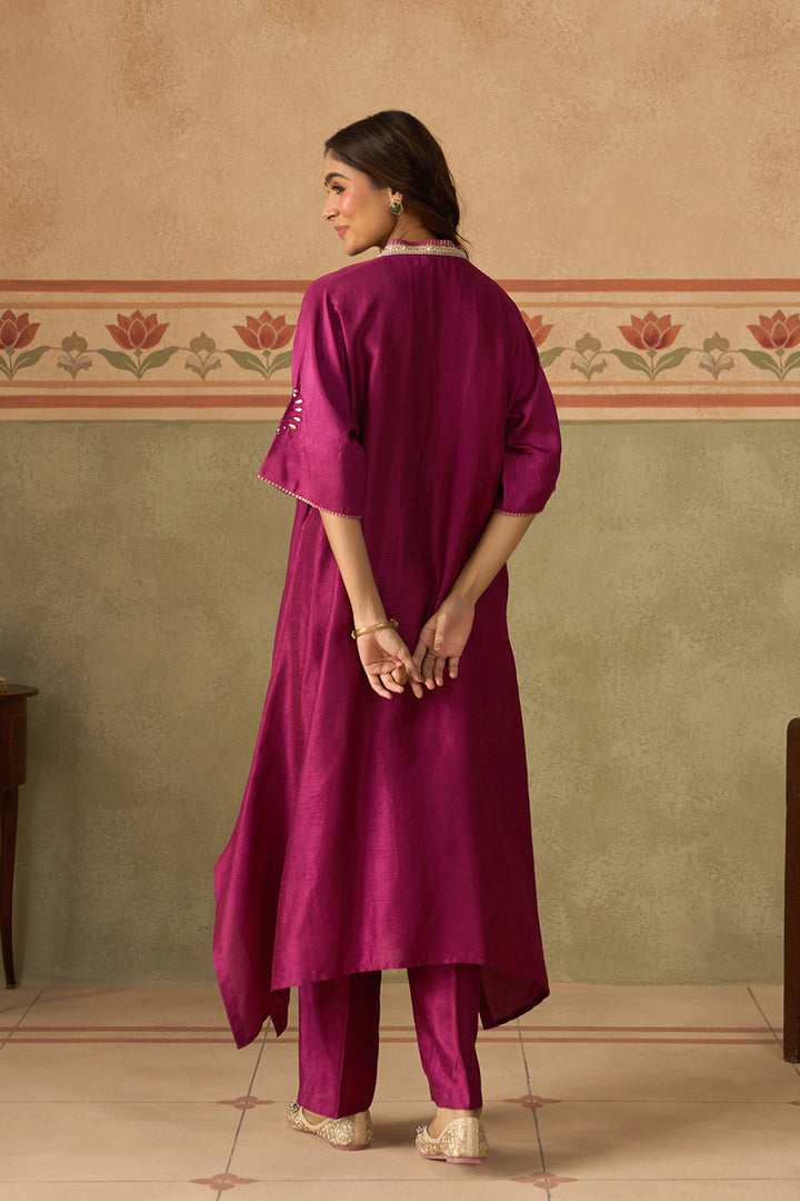 Plum Kaftaan Set