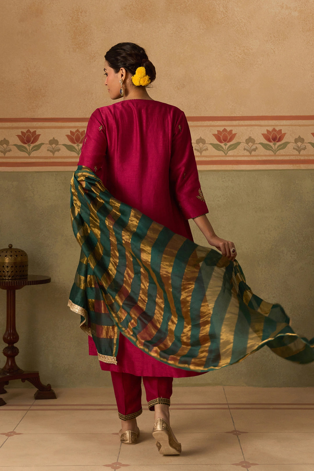Magenta Kurta Set
