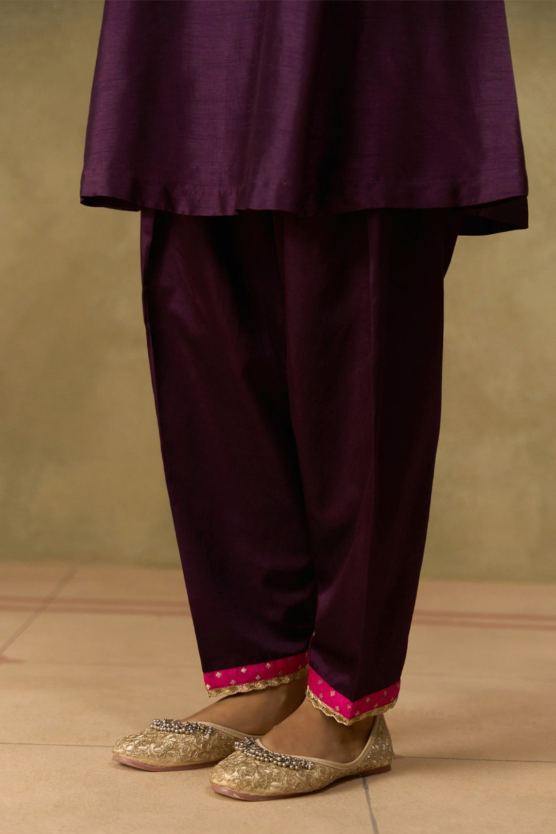 Purple Kurta Set