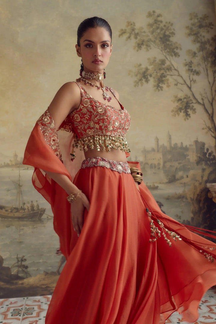 AM Mukesh Skirt Set