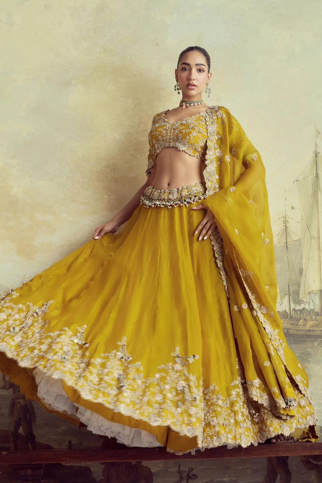 UP Moti Resham Lehenga