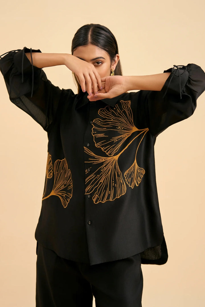 Black Ginkgo Co ord set