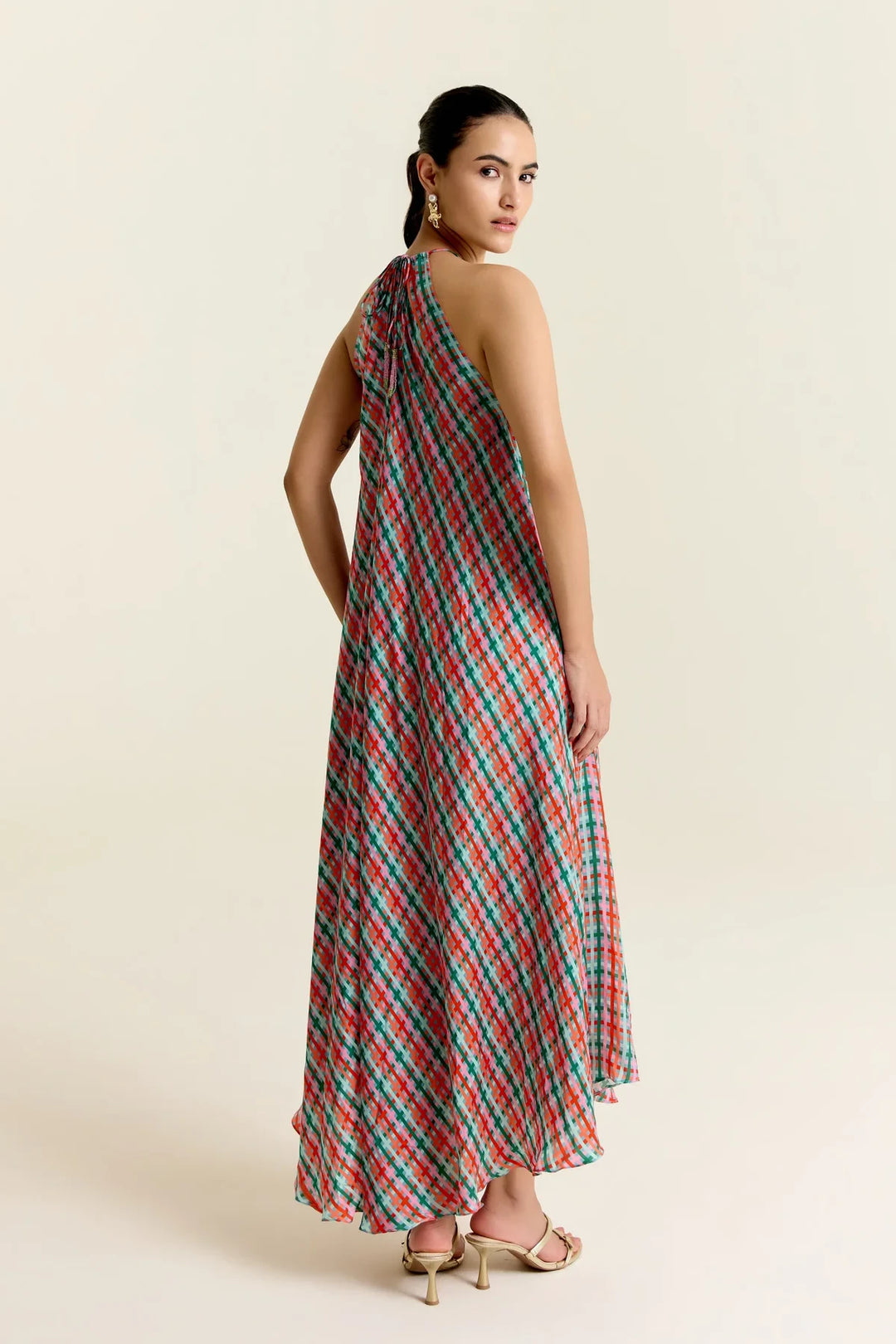 Mint Haulter Dress