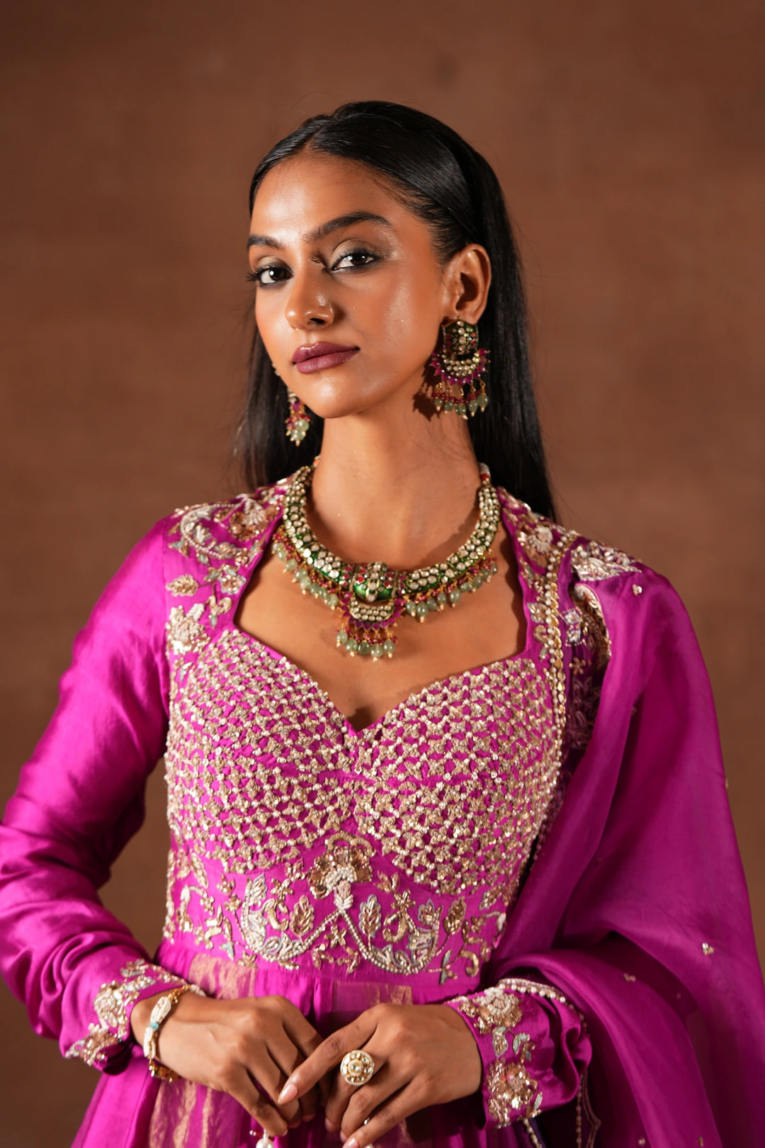 The Panelled Anarkali